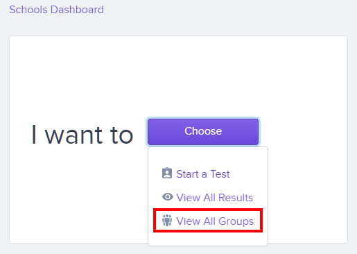 choose view all groups in LAO
