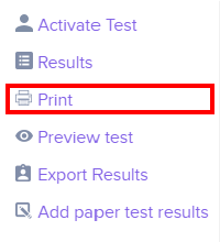 print option in LAO menu