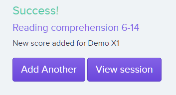 Successfully added score in LAO