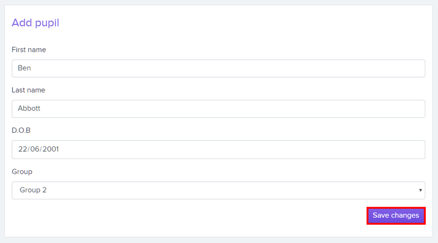 add pupil form in LAO