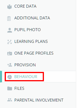 Provision Map behaviour menu option
