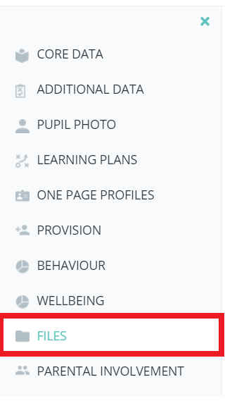 Provision Map share files down the side