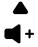 Symbol "Lauter / Pfeil nach oben"