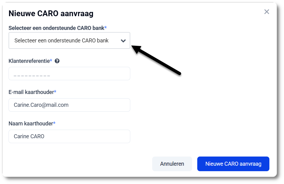 CARO bestellen via MyCodaBox