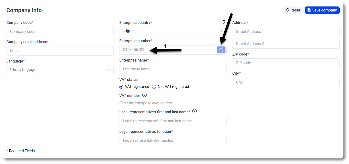 Automatically check company details based on company number