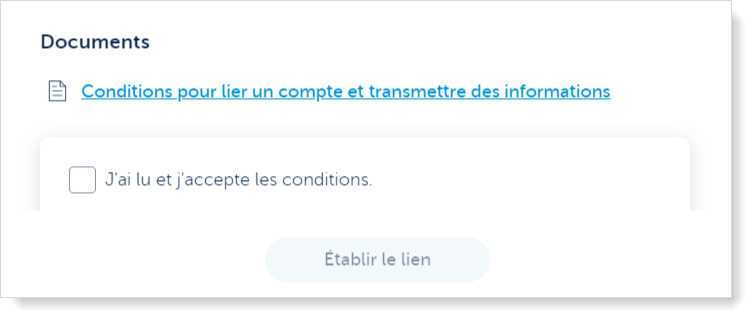 Établir le lien