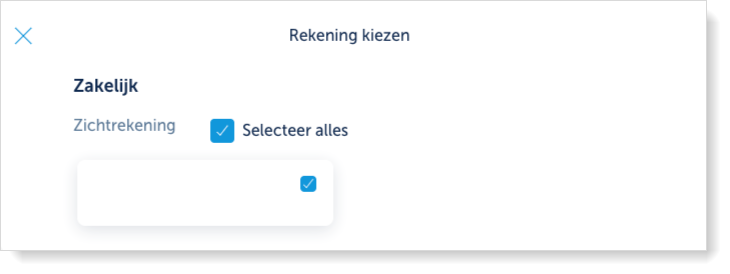 Rekening kiezen