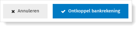 Bevestig: Ontkoppel bankrekening