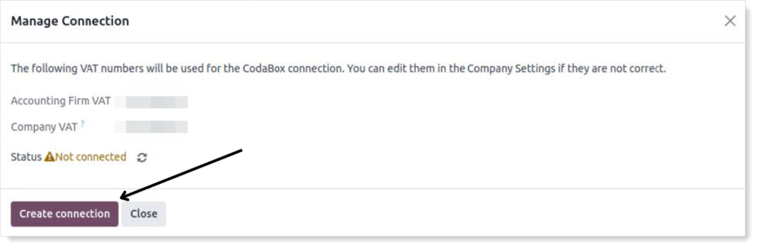 Create connection