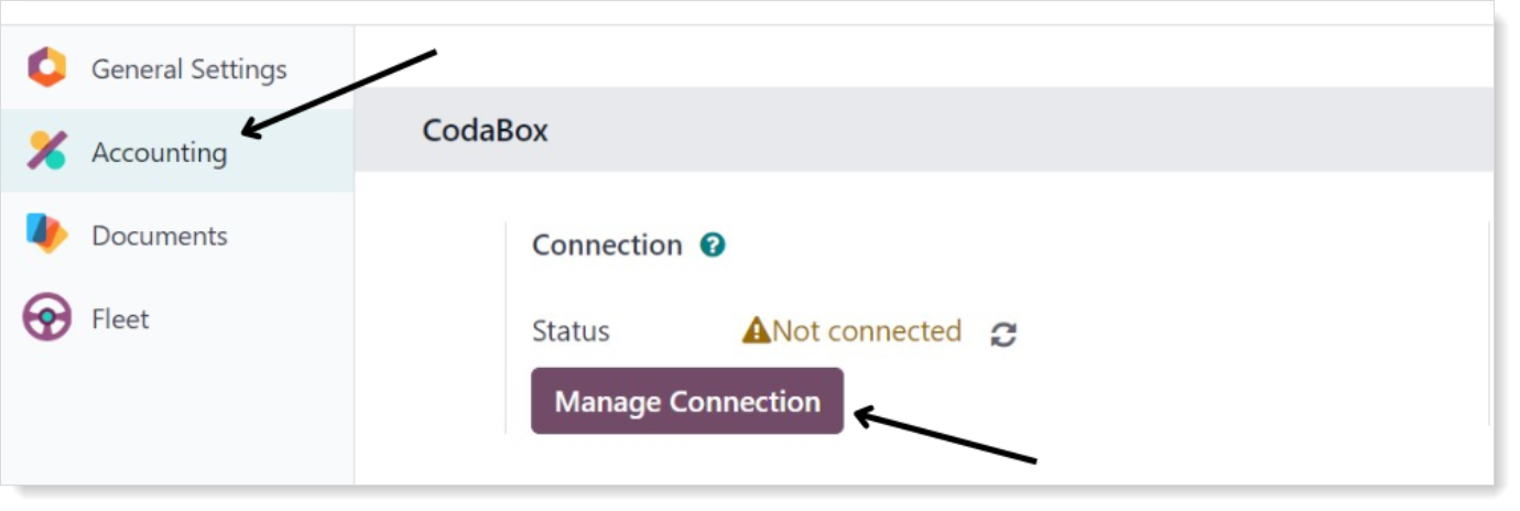 Manage connection
