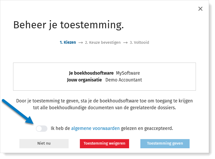 Beheer je toestemming in MyCodabox