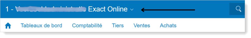Exact Online - nom dossier
