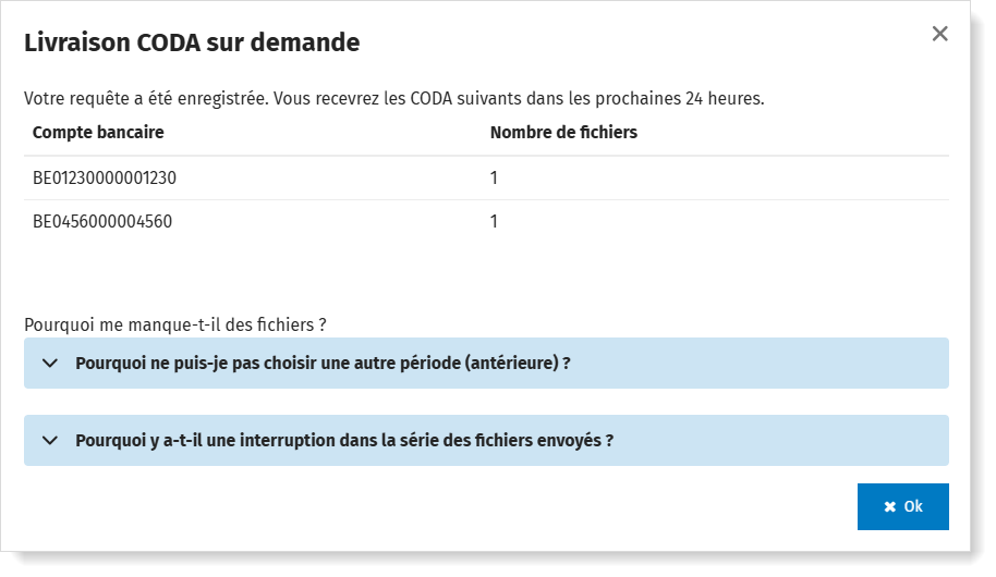 Aperçu des fichiers à livrer