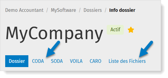 Retrouver les CODA manquants