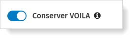 Maintenir le service VOILA pendant le transfer d'un dossier vers un autre environnement