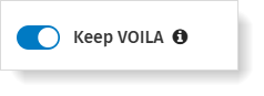 Maintain the VOILA service while transferring a company to another environment