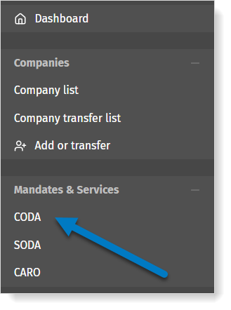 Manage CODA in MyCodaBox