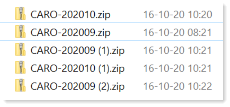 De CARO downloads