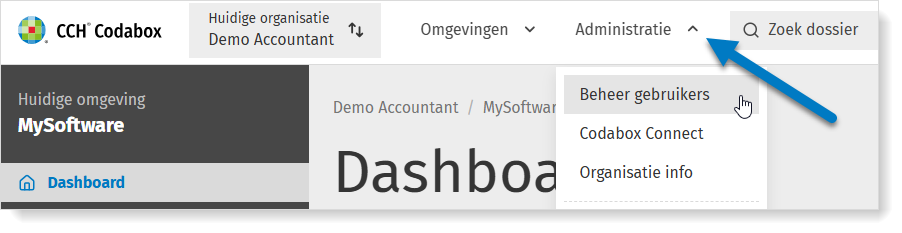 MyCodaBox gebruikers beheren