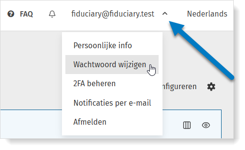 MyCodaBox wachtwoord wijzigen