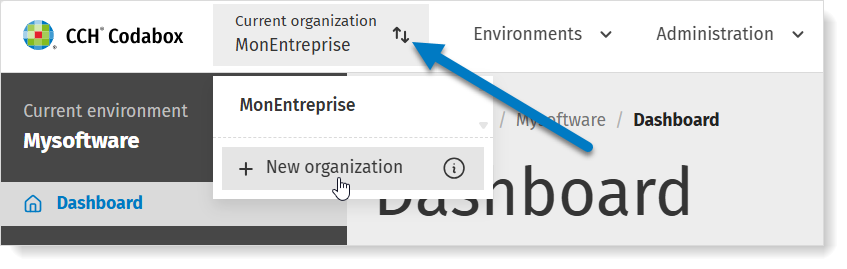Add new organization