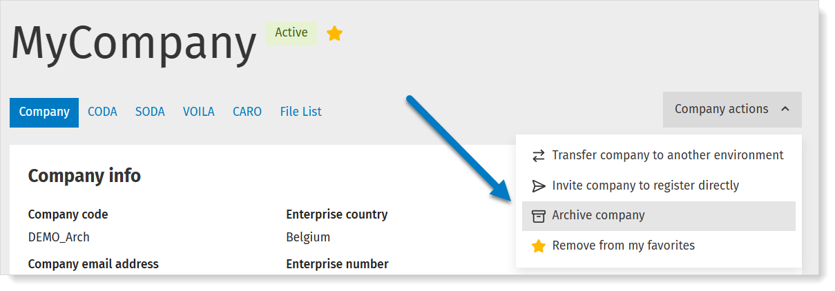Archive company