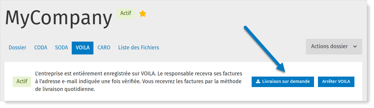 VOILA : livraison sur demande