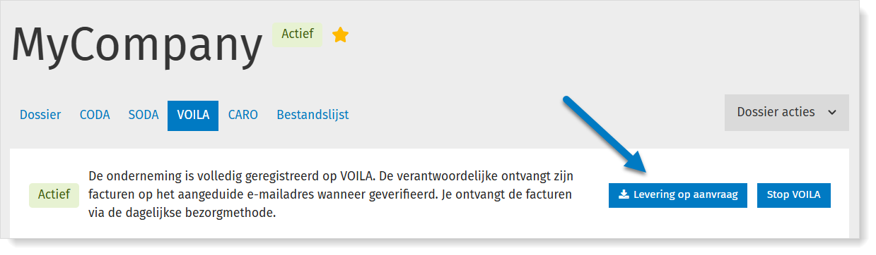 VOILA: levering op aanvraag