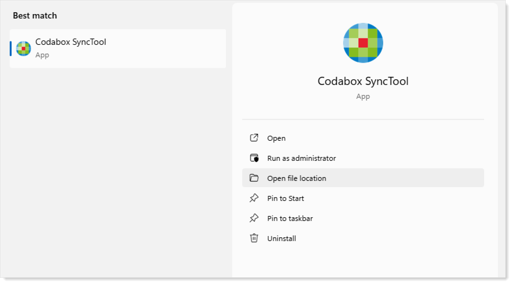 Open Codabox SyncTool
