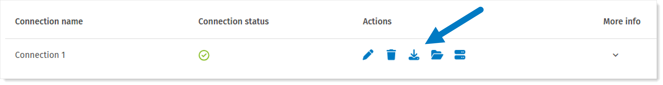 Download files from SyncTool