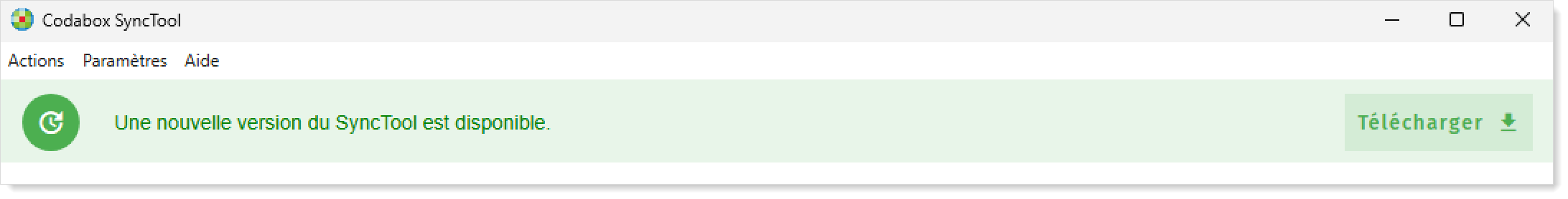 Nouvelle version du SyncTool