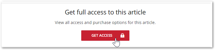 An example of an article page, showing the "Get Access" button appearing below the article's abstract.