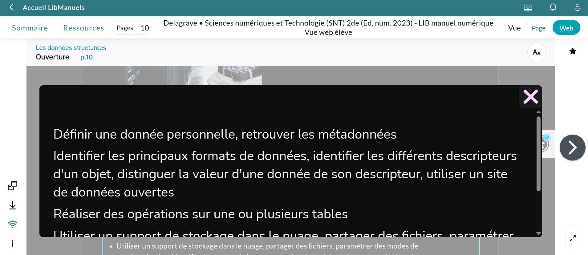 Aide visuelle et adaptation du texte - mode sombre et police x2
