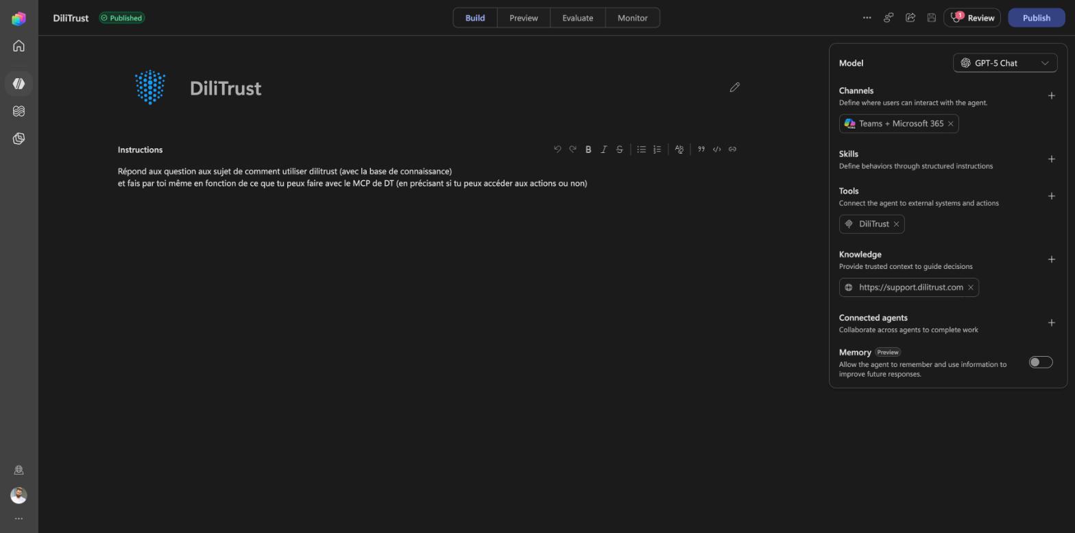 Copilot Studio screenshot