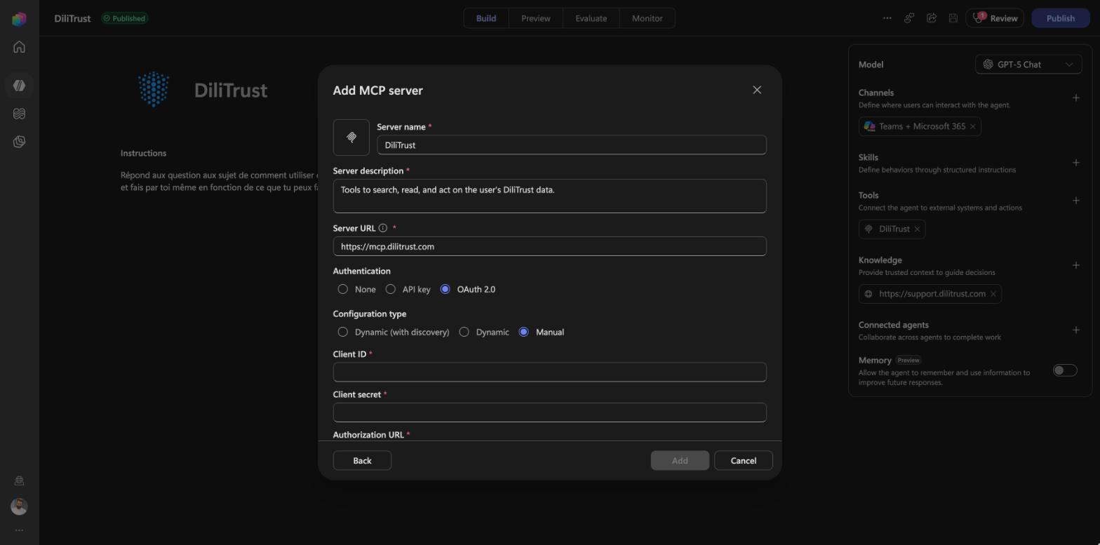 Copilot Studio screenshot