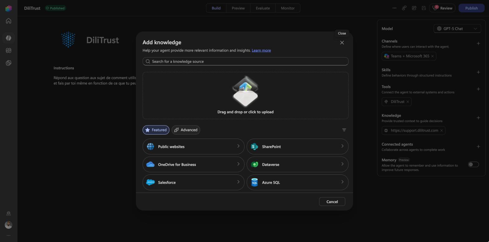 Copilot Studio screenshot