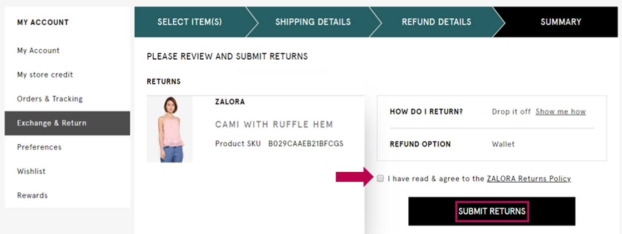 Grab Delivery x Ninja Van Return Pick Up Service Zalora
