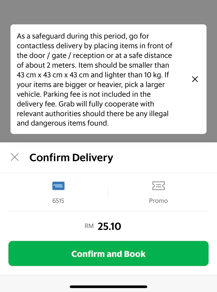 Grab Delivery x Ninja Van Return Pick Up Service Zalora