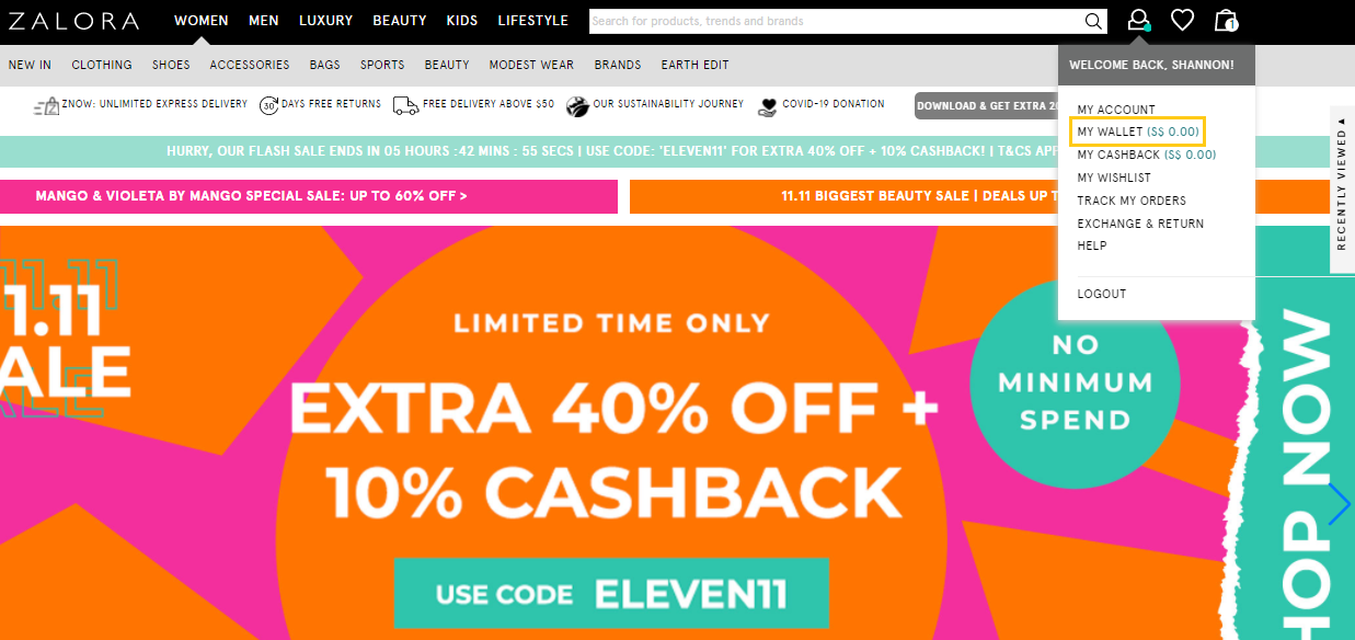 How to Use EGift Cards Zalora Singapore