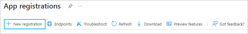 App registrations