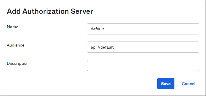 Add authorization server
