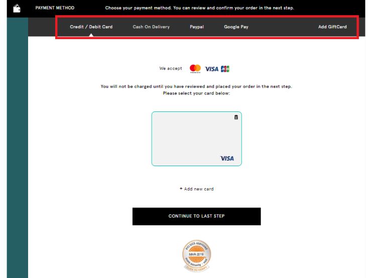 How can I change my payment details? ZALORA Philippines