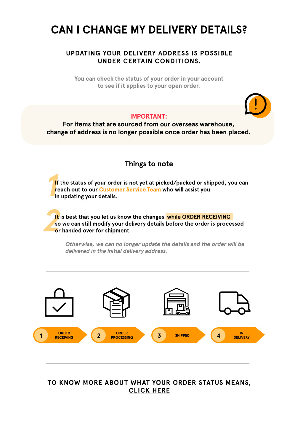 Can I change my delivery details? ZALORA Philippines