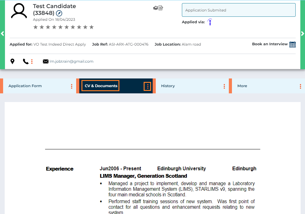 Indeed Direct Apply JTGO Customer Support Hub
