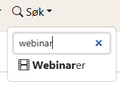 Søk etter webinar i Solidus