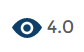 A blue eye with a white circle and a black number

Description automatically generated