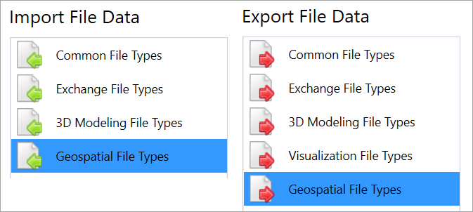 Geospatial File Types