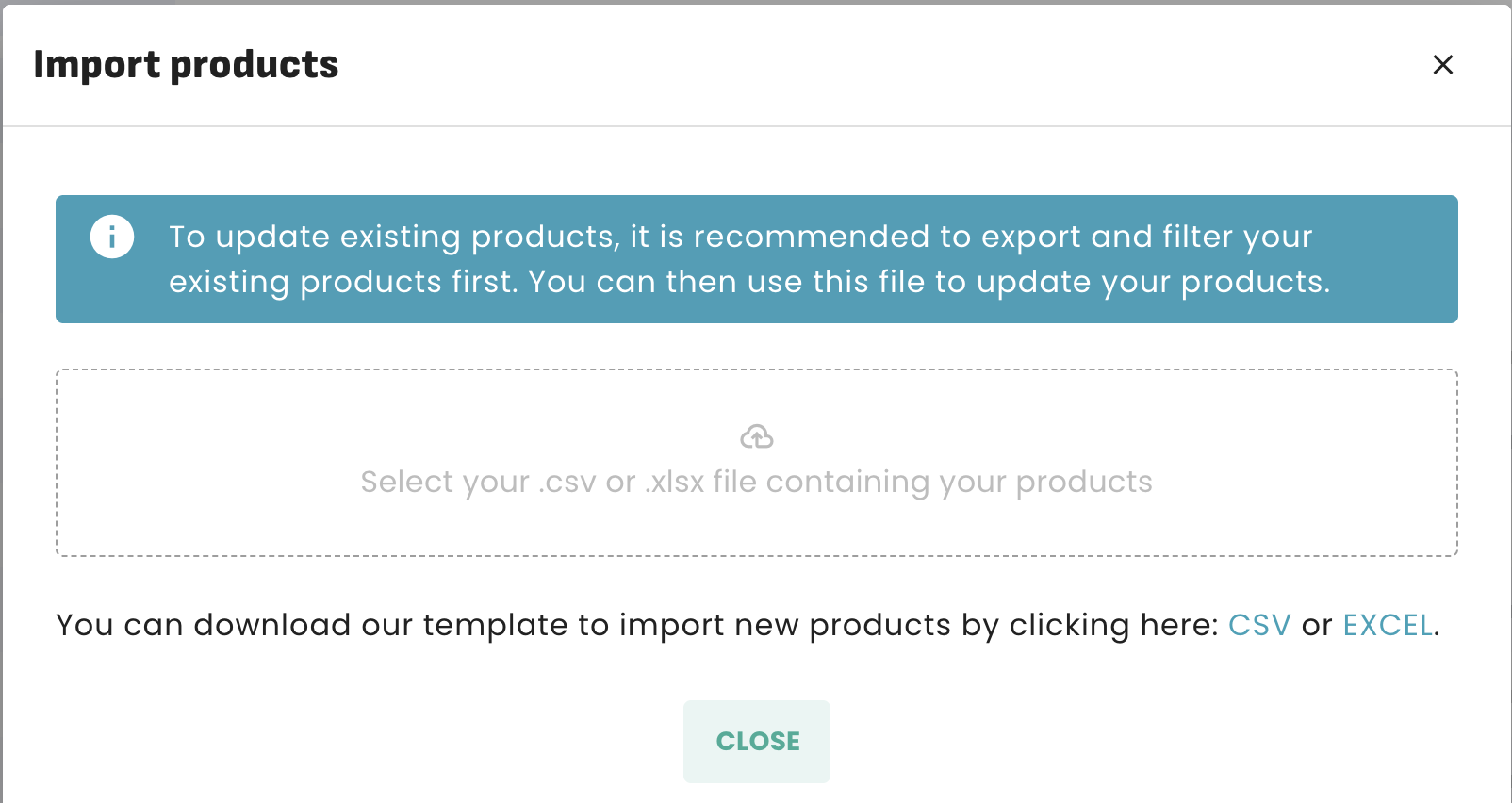 Import the file into Erplain