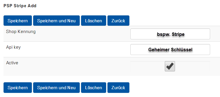 API Token bei AccountOne eintragen