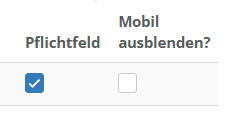 Screenshot: Haken setzen bei der Option "Pflichtfeld"